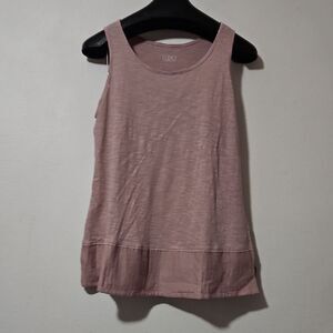 Logo By Lori GOLDSTEIN Mauve Tank Top